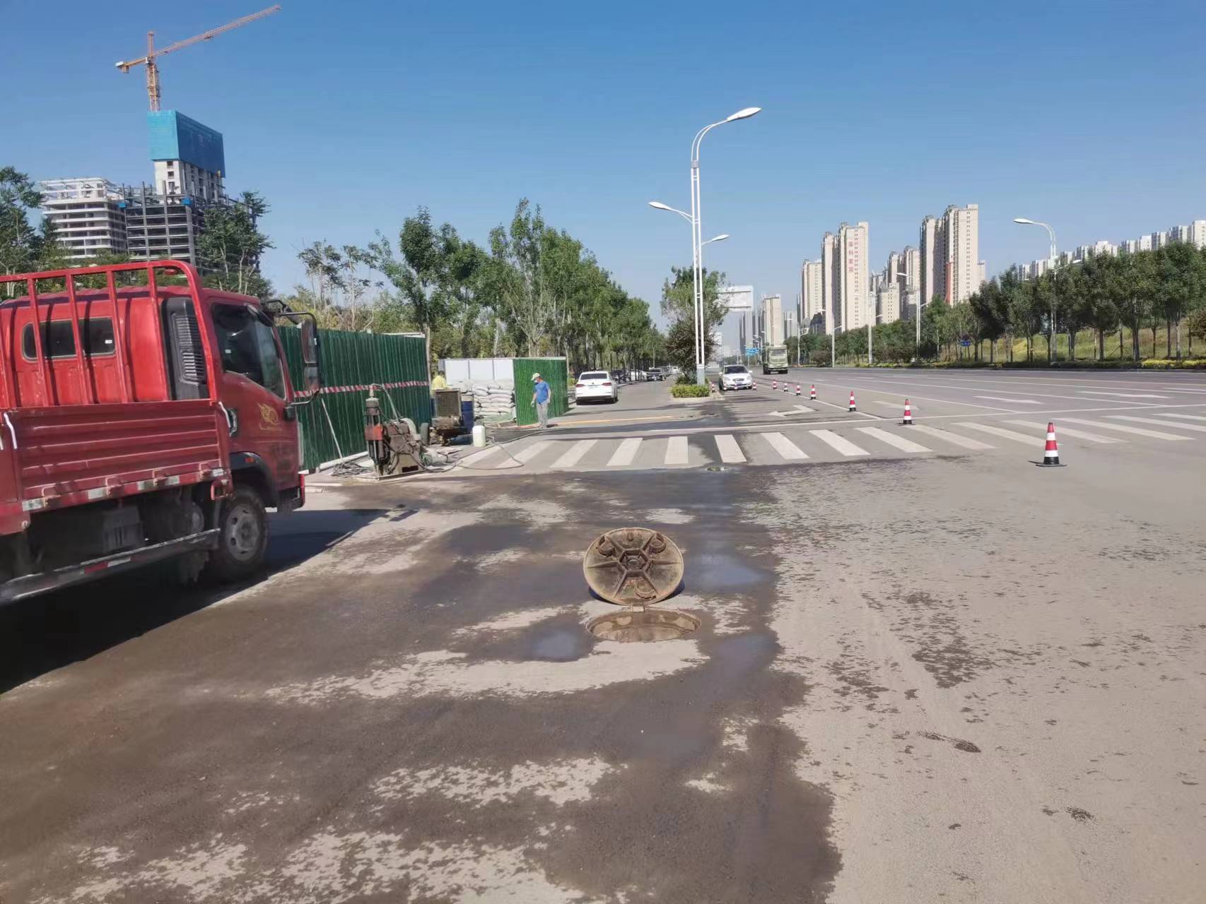 和田市路面地基沉降注浆